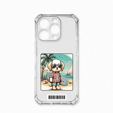 iPhone 16 Pro 殼 TRON IPhone 16 Pro 夏日衝浪單圖  載具 四角防摔殼 手機殼