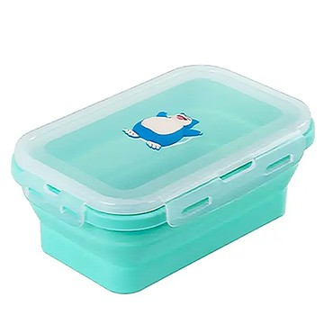 Bone 蹦克 寶可夢 矽膠摺疊保鮮盒 卡比獸  1.2L  1個