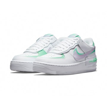 Nike Air Force 1 Shadow 白紫綠 休閒鞋 CU8591-103