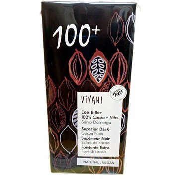 Vivani 德國 100%黑巧克力 80g/片 德國原裝