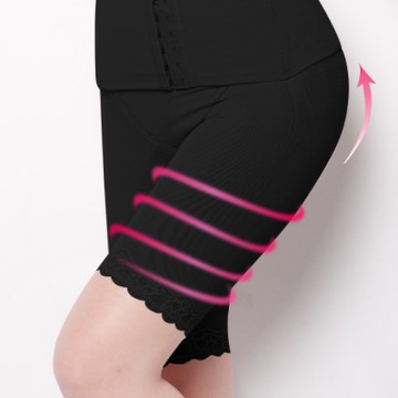 可蘭霓Clany 台灣製 重機能平腹雕塑M-Q顯瘦提臀美體塑身褲 黑