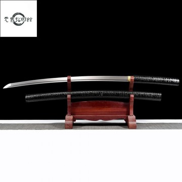 招財劍 刀劍一體手工鍛打高錳鋼居閤日本刀素裝Katana冷兵器未開刃