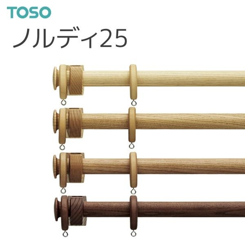 TOSO（トーソー） カーテンレール ノルディ25 ネクスティダブル正面付