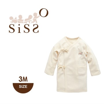 【SISSO有機棉】有機棉反袖肚衣 3M(0~3個月)