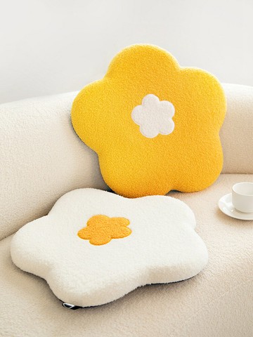 ins風花朵記憶棉坐墊辦公室久坐屁股墊座椅墊學生教室凳子椅子墊