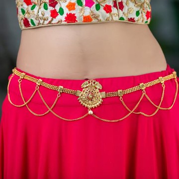 印度進口飾品配飾 合金寶萊塢民族風女 印度舞肚皮舞單圈掛鉤腰鏈