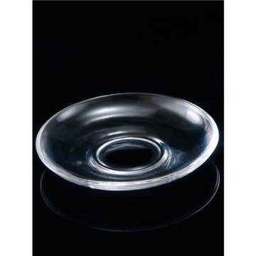 醬料碟玻璃小碟家用零食小甜品小吃碟多功能金屬托架配料碟全套