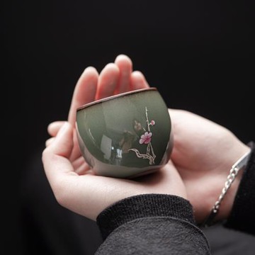 官窯主人杯單杯手工陶瓷茶杯茶碗家用功夫茶具品茗杯個人專用客杯