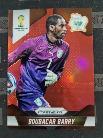2014 Panini Prizm 世界杯 巴里 Boubacar Barry 149編 紅折