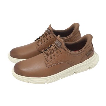 Skechers 工作鞋 Garza SR Slip-Ins 男鞋 棕 白 防滑 彈性鬆緊鞋帶 休閒鞋 200310BRN