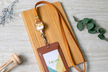 i 好戴 伸縮證件套組-滿滿動物系列 / 柴犬_ADA3