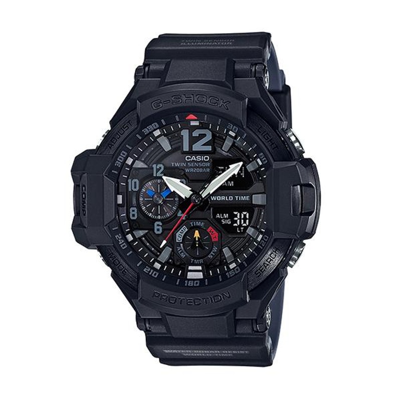 G-SHOCK Gショック マスターオブG GRAVITYMASTER グラビティマスター カシオ CASIO アナデジ 腕時計 ブラック グレー  GA-1100-1A1 逆輸入海外モデル | LINEブランドカタログ