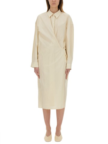 lemaire "straight collar twisted" dress