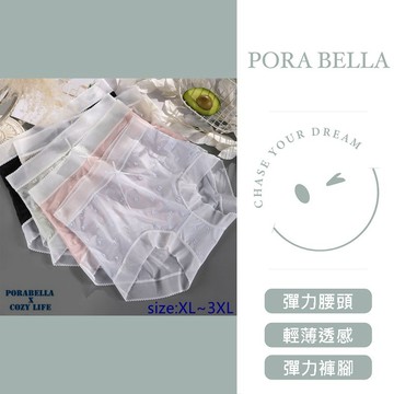 現貨大尺碼內褲 可愛內褲 透膚內褲 大尺碼 素色內褲 無痕內褲UNDERWEAR (XL~3XL)