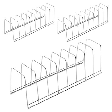 伸縮鍋蓋架 盤架 3個  銀色  1組