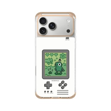 iPhone 17 Pro Max ClearX (MagSafe 兼容) 暖透橘 - 怪奇事物所 Incrediville - 8-bit所長飼育家