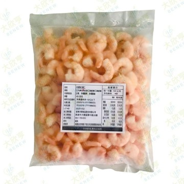 皇泰冷凍熟白蝦仁（91/120）約100尾每包400公克《大欣亨》B018012