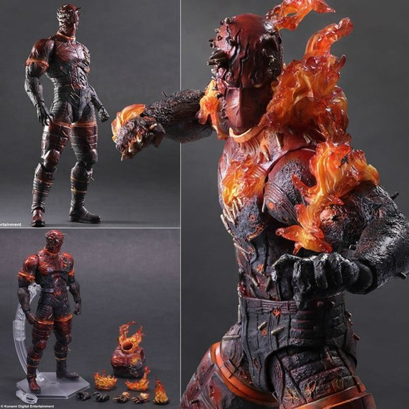 輝い プレイアーツ改 燃える男 Pain Phantom The メタルギアソリッド5 ゲームキャラクター Kerjakahwin Co