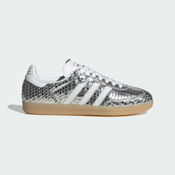 adidas Adidas 愛迪達 Samba OG W IH9016 女 休閒鞋 德訓鞋 復古鞋 蛇紋 膠底 銀