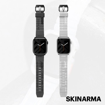 【廠商直送】Skinarma Apple Watch 49/45/44mm Shokku矽膠錶帶-2色任選