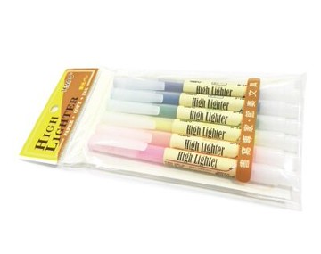 節奏 TEMPO H-109-6 極緻螢光筆六色包【APP滿額下單10%點數(單一帳號最高5000點)】1/31止