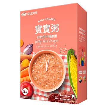 波堤寶寶 寶寶粥 好壯牛牛蘋果  750g  1盒