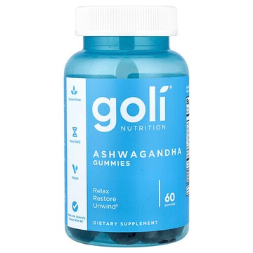 Goli Nutrition, 南非醉茄軟糖，60 粒軟糖