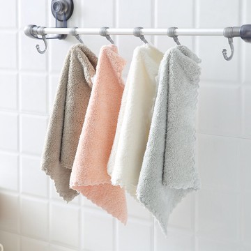 廚房家務清潔抹布刷碗巾百潔布不易沾油掉毛家用強吸水加厚洗碗布