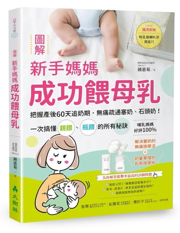 圖解新手媽媽成功餵母乳：把握產後60天追奶期，無痛疏通塞奶、石頭奶！一次搞懂[二手書_良好]