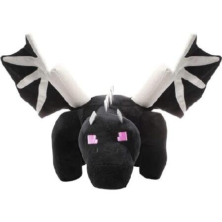 Black Dragon Plush 23.7'' 60cm Stuffed Animal Toy Pillow Character