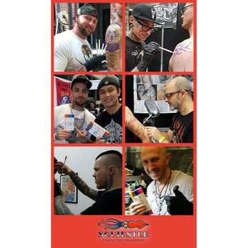 DH專業紋身器材:德國Squidster紋身手繪筆到貨(耐擦塗色度高)刺青定稿筆現貨:黑*紅*藍三色選擇~紋身記號筆