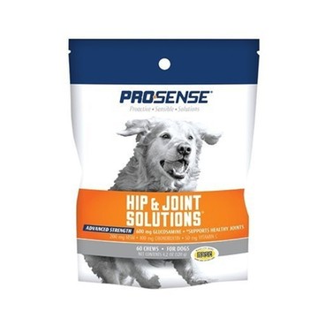 8in1 -60錠 4.2oz (120g) PS 加強型關節靈-天然葡萄糖胺(嚼錠) (P-87003) 袋裝 (購買二件贈送寵物果醬玩具x1個 隨機出貨)