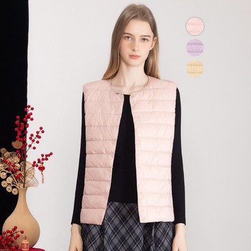 【Icare】基本款 百搭速暖輕羽絨背心 - 3色(M-L) | 女保暖背心