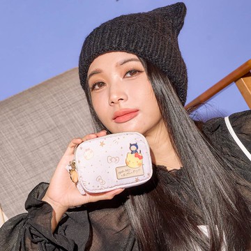 【Hello Kitty】幾米《月亮忘記了》-雙層零錢包-米 JIK00A08BG