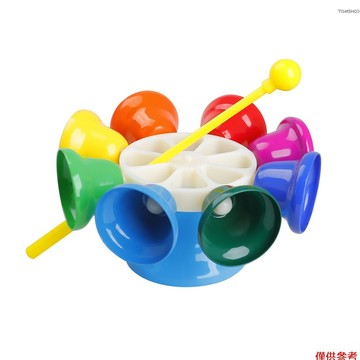 Winn 8 音符手鈴打擊樂器音樂玩具帶坐姿兒童幼兒兒童早期音樂教育