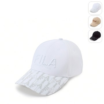 【FILA】經典LOGO帽/棒球帽-白色 HTZ-1007-WT