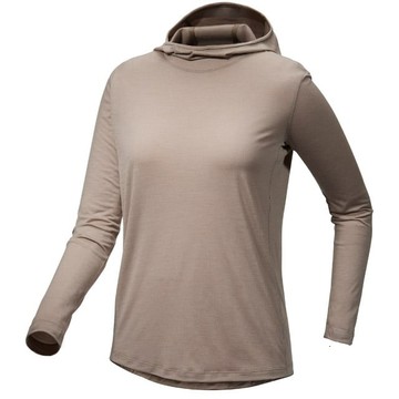 Arcteryx 女 Lana 羊毛套頭衫.長袖連帽上衣/多功能T恤_X000006291-30428 煙燻棕