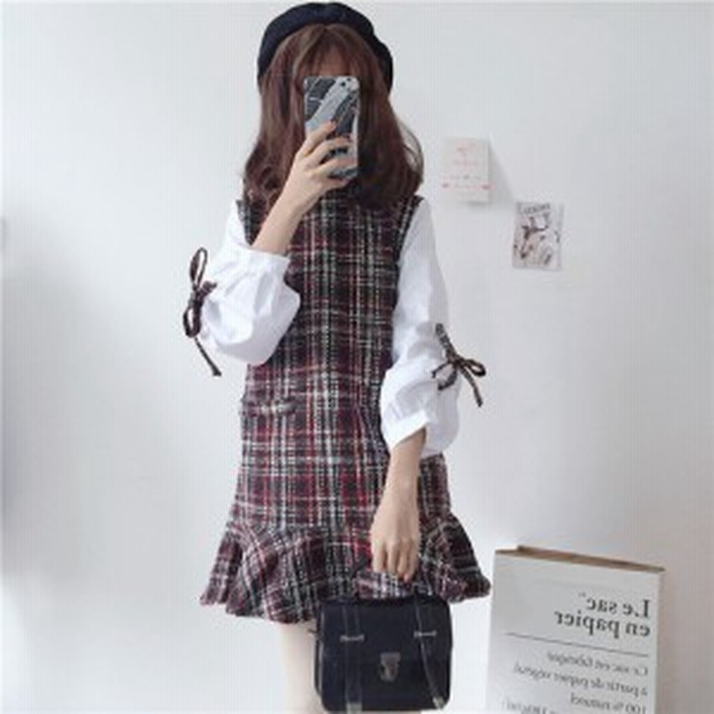 レイヤードワンピース レイヤード風 可愛い カットソーワンピース レディース ミニワンピース ガーリー カジュアル 赤 黒青 通販 Lineポイント最大1 0 Get Lineショッピング