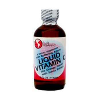 Vitamin C Sugar Free Liquid  Buffered 4 Oz by World Organics