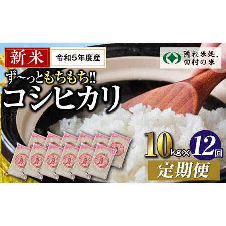 ふるさと納税 ＼新米／定期便12回 田村産 コシヒカリ10kg お米 福島県 田村市 田村 贈答 美味しい 米 kome コメご飯  特Aランク  .. 福島県田村市