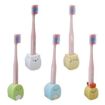 耀您館★日本限定SHOBIDO粧美堂角落生物造型吸盤式牙刷架SK1946牙刷盒-白熊貓咪河童蜥蜴蝦尾巴牙刷支架角落小夥伴【APP下單點數4倍送】