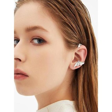 鈦鋼精靈無耳洞耳飾耳夾冷淡風高級感耳骨夾女耳掛式耳環小眾個性