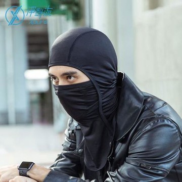 台灣製造Xpure淨對流抗霾重機騎士頭套重車帽套HEMASK01/BK全包覆式防霾飛虎帽