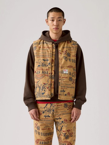 Levi’s® X Toy Story 聯名款 背心 西部圖騰設計 鋪棉背心 熱賣單品