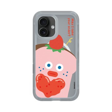 iPhone 16 AirX 流變灰 - Brunch Brother 早午餐兄弟 - 草莓吐司要不要夾蛋