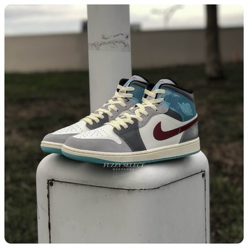 【逢甲 FUZZY】Air Jordan 1 Mid Exploration Unit 星際 灰藍 FB1870-161
