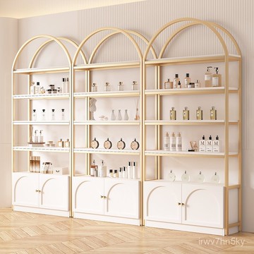 可開發票 化妝品護膚品産品展示櫃美容院櫃子美甲陳列貨架多層置物架樣品