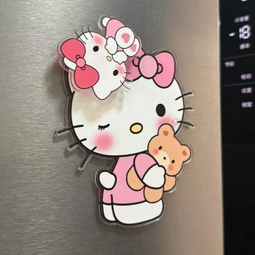 ✨桃園出貨✨哈嘍kitty冰箱貼磁貼2025新款個性創意裝飾