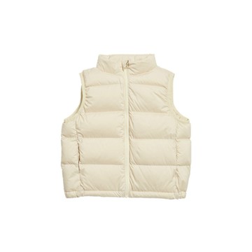 【ERSS】童裝 羽絨背心 羽絨 背心 保暖背心 羽毛 小天使 暖暖  米白【K10177】