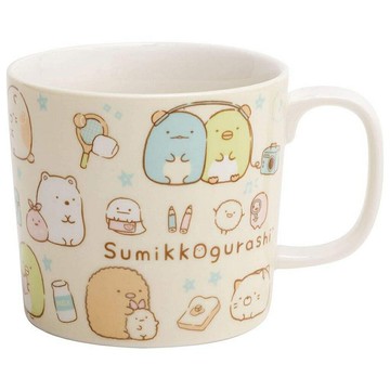 【震撼精品百貨】角落生物 Sumikko Gurashi SAN-X N陶瓷馬克杯-米色*74606 震撼日式精品百貨